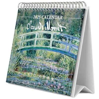 Grupo Erik Desk Calendar 2025 Claude Monet 8 x 7 inches 20 x 17 cm 12 Month Desk Planner, Desktop Calendar 2025 Monet Calendar 2025, Monet Gifts Grupo Erik Desk Calendar 2025 Claude Monet 8 x 7 inches 20 x 17 cm 12 Month Desk Planner, Desktop Calendar 2025 Monet Calendar 2025, Monet Gifts