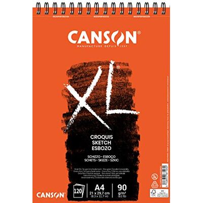 Canson XL Skisspapper, Beige, A4 Canson XL Skisspapper, Beige, A4