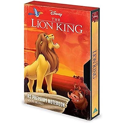 Disney Lejonkungen – Anteckningsbok A5 Premium Stil VHS (Livets historia) Disney Lejonkungen – Anteckningsbok A5 Premium Stil VHS (Livets historia)