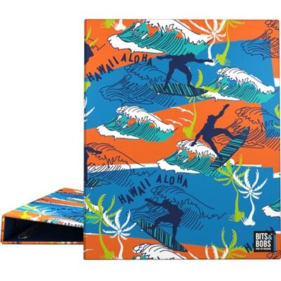 Grafoplás A4-arkivmapp Hawaii Bits&Bobs Pop Up Desing-design 4 blandade ringar 25 mm, FSC-certifierad, laminerad glans, perfekt skolmaterial Grafoplás A4-arkivmapp Hawaii Bits&Bobs Pop Up Desing-design 4 blandade ringar 25 mm, FSC-certifierad, laminerad glans, perfekt skolmaterial