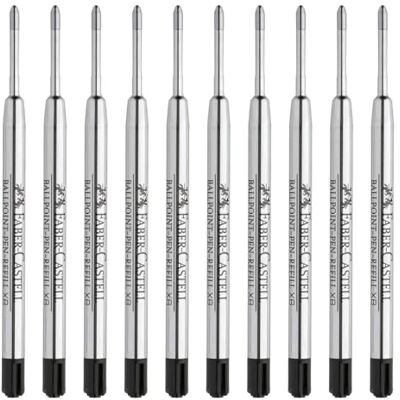 Faber-Castell 205270 – XB kulspetspenna, 10 påfyllningar med stor kapacitet dokumentbeständig, skrivfärg svart Faber-Castell 205270 – XB kulspetspenna, 10 påfyllningar med stor kapacitet dokumentbeständig, skrivfärg svart