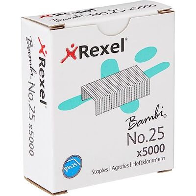 Rexel Staples No.25 4mm 5M Rexel Staples No.25 4mm 5M