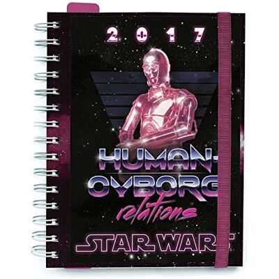 Grupo Erik Editores Star Wars Classic Agenda 2017 Veckovisning, 15.5 x 19 cm Grupo Erik Editores Star Wars Classic Agenda 2017 Veckovisning, 15.5 x 19 cm