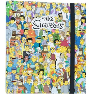 Grupo Erik 4 Ring Binder A4 The Simpsons Gifts 10.6 x 12.6 inches 27 x 32 cm A4 Ring Binder Folder, Document Folder The Simpsons Merchandise Grupo Erik 4 Ring Binder A4 The Simpsons Gifts 10.6 x 12.6 inches 27 x 32 cm A4 Ring Binder Folder, Document Folder The Simpsons Merchandise
