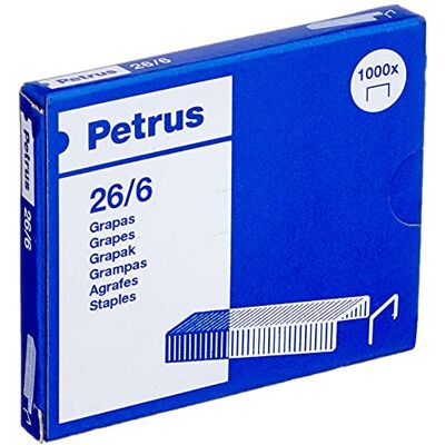 Petrus 55710 låda häftklamrar 26/6 förseglad Petrus 55710 låda häftklamrar 26/6 förseglad