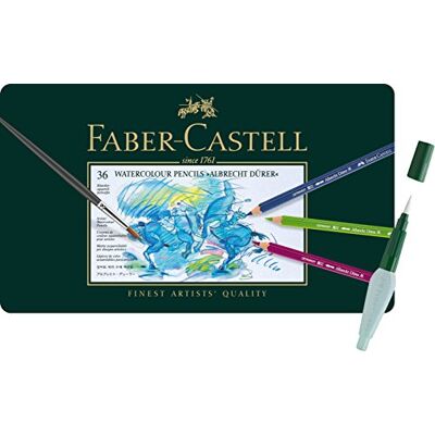 Faber-Castell – Albrecht Dürer Watercolour Pencils – Tinbox of 36 (117536) Faber-Castell – Albrecht Dürer Watercolour Pencils – Tinbox of 36 (117536)