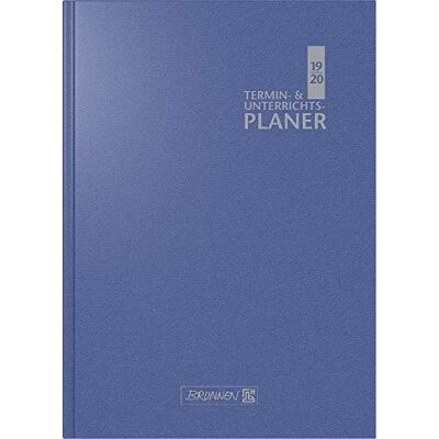 Baier & Schneider BRUNNEN 1072991320 studiekalender 2019/2020, 2 sidor = 1 vecka, överformat, baladek-band singel A5(17x24cm) blå Baier & Schneider BRUNNEN 1072991320 studiekalender 2019/2020, 2 sidor = 1 vecka, överformat, baladek-band singel A5(17x24cm) blå