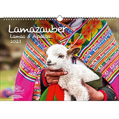 Seelenzauber Lamazauber DIN A3-kalender för 2023 lama alpacka – själsmagi Seelenzauber Lamazauber DIN A3-kalender för 2023 lama alpacka – själsmagi