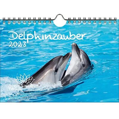 Seelenzauber Delfinmagi DIN A5 väggkalender för 2023 Delfin delfin – själsmagi Seelenzauber Delfinmagi DIN A5 väggkalender för 2023 Delfin delfin – själsmagi