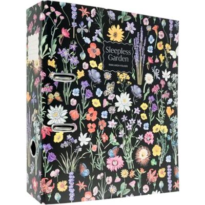 Grupo Erik Lever Arch File Sleepless Garden File Organiser 11 x 12.6 in 28 x 32 cm Folders for Paperwork A4, Ring Binder A4 Cute Stationery Gifts Grupo Erik Lever Arch File Sleepless Garden File Organiser 11 x 12.6 in 28 x 32 cm Folders for Paperwork A4, Ring Binder A4 Cute Stationery Gifts