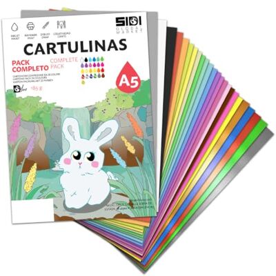 Global SIDI Kartong A5 Pack Komplett Färg och Metallisk (pack, 125 ark) Global SIDI Kartong A5 Pack Komplett Färg och Metallisk (pack, 125 ark)
