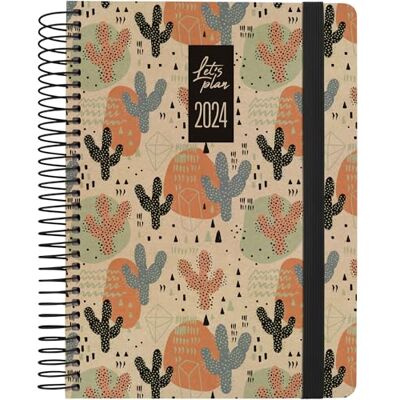 Grafoplás Årlig A5-Agenda 2024 15x21cm Svenska Dag sida Design Cactus-modell Natur-serien Hårt lock Kraftpappersöverdrag och 100% återvunnen kartong Elastisk stängning Hårt lock Grafoplás Årlig A5-Agenda 2024 15x21cm Svenska Dag sida Design Cactus-modell Natur-serien Hårt lock Kraftpappersöverdrag och 100% återvunnen kartong Elastisk stängning Hårt lock
