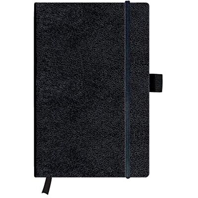 herlitz A5 Styled My Book klassisk inbunden anteckningsbok med bokband och pennögla – svart herlitz A5 Styled My Book klassisk inbunden anteckningsbok med bokband och pennögla – svart