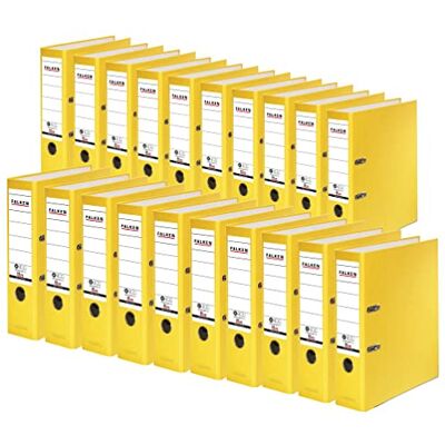 FALKEN Original 20-pack Recycolor miljömapp Eco. Tillverkat i Tyskland. Färgat pappersöverdrag utanför 8 cm bred DIN A4 gul ringpärm mapp brevmapp CO2-neutral blå ängel FALKEN Original 20-pack Recycolor miljömapp Eco. Tillverkat i Tyskland. Färgat pappersöverdrag utanför 8 cm bred DIN A4 gul ringpärm mapp brevmapp CO2-neutral blå ängel