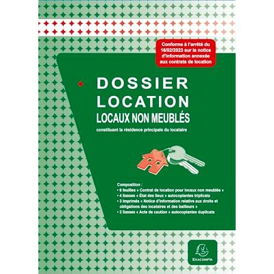 Exacompta Dossier location locaux vacants Exacompta Dossier location locaux vacants