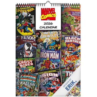 Grupo Erik A3 Wall Calendar 2026 Marvel Calendar 2026 Month To View A3 Wall Planner, Family Planner Monthly Comics Marvel Gifts Under 10 Pounds, Gifts For Friends Grupo Erik A3 Wall Calendar 2026 Marvel Calendar 2026 Month To View A3 Wall Planner, Family Planner Monthly Comics Marvel Gifts Under 10 Pounds, Gifts For Friends