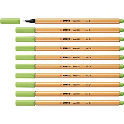 STABILO Fineliner point 88 Ask med 10 Pistage STABILO Fineliner point 88 Ask med 10 Pistage