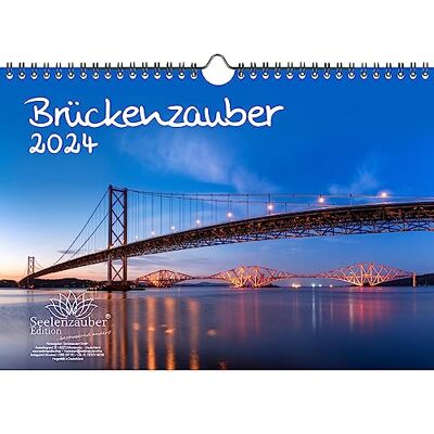 Seelenzauber Bromagi DIN A4 kalender för 2024 flodbro – sjömagi Seelenzauber Bromagi DIN A4 kalender för 2024 flodbro – sjömagi