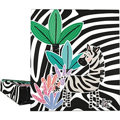 Grafoplás 88172640. A4-ringsmapp, 4 blandade ringar 40mm, Mjukfri fingeravtryck, Samling Free Life, Zebra Grafoplás 88172640. A4-ringsmapp, 4 blandade ringar 40mm, Mjukfri fingeravtryck, Samling Free Life, Zebra