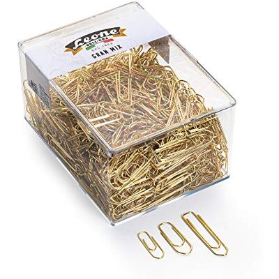 500 gr. (ca 690 st.) dörrklämma mässing lödning Dell'Era nr 2-4-5 – genomskinlig låda – Made in Italy 500 gr. (ca 690 st.) dörrklämma mässing lödning Dell'Era nr 2-4-5 – genomskinlig låda – Made in Italy