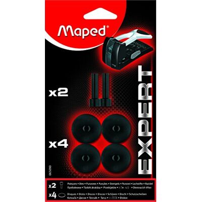 Maped reservstämplar och skivor för Expert HD 150 perforator stämplar x4 skivor x 2 Maped reservstämplar och skivor för Expert HD 150 perforator stämplar x4 skivor x 2