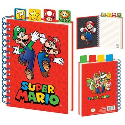 Pyramid Supermario (artiklar) A5 Wiro projektbok, officiell licensierad vara, samlargåva för fans, hem, skola eller kontor Pyramid Supermario (artiklar) A5 Wiro projektbok, officiell licensierad vara, samlargåva för fans, hem, skola eller kontor
