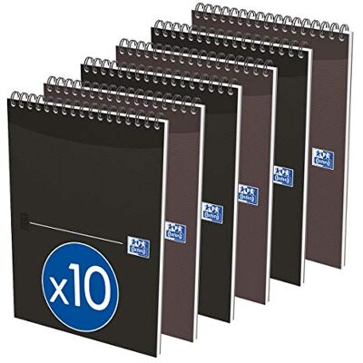 Oxford 10 Essentials A5 skrivblock, 14,8 x 21 cm, olika färger Oxford 10 Essentials A5 skrivblock, 14,8 x 21 cm, olika färger