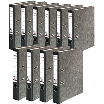 FALKEN Original 10-pack återvinningskärm molnmarmor. Tillverkad i Tyskland. 5 cm smal DIN A4 svart rygg ringpärm mapp brevmapp kontorsmapp pappmapp CO2-neutral blå ängel FALKEN Original 10-pack återvinningskärm molnmarmor. Tillverkad i Tyskland. 5 cm smal DIN A4 svart rygg ringpärm mapp brevmapp kontorsmapp pappmapp CO2-neutral blå ängel