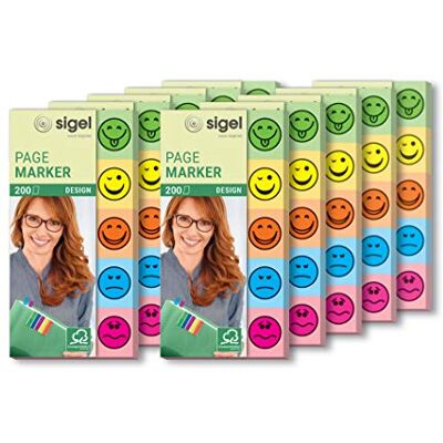 Sigel häftpenna design Smileys 10 Sigel häftpenna design Smileys 10
