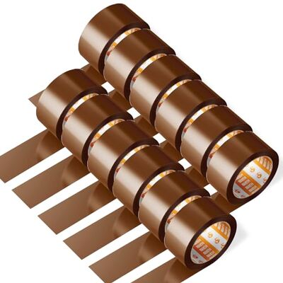 Global Förpackningstejp, brun självhäftande tejp, packning, flytt- och fraktlådor förpackningstejp, bred brun förpackningstejp 48 mm x 66 m SIDI (12 st) Global Förpackningstejp, brun självhäftande tejp, packning, flytt- och fraktlådor förpackningstejp, bred brun förpackningstejp 48 mm x 66 m SIDI (12 st)