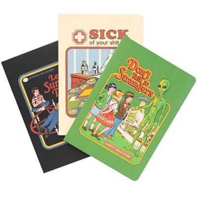 Grupo Erik Pack Of 3 A5 Notebooks Steven Rhodes A5 Notebook, Notebooks A5, Notepads A5, A5 Notepad, Sketchbook A5 Funny Notebooks For Work Colleagues Grupo Erik Pack Of 3 A5 Notebooks Steven Rhodes A5 Notebook, Notebooks A5, Notepads A5, A5 Notepad, Sketchbook A5 Funny Notebooks For Work Colleagues