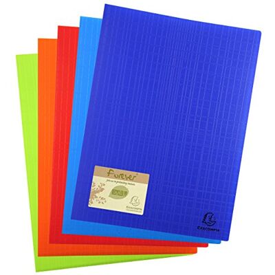 Exacompta Forever Rigid Recycled PP Display Book, A4, 30 fickor – enkel – slumpmässig färg levererad Exacompta Forever Rigid Recycled PP Display Book, A4, 30 fickor – enkel – slumpmässig färg levererad