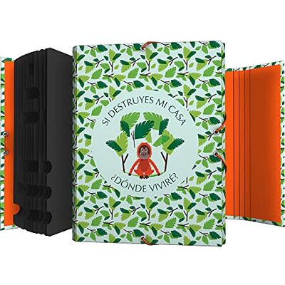 Grafoplás 82212630. Sorteringsmapp, Folio-storlek, 12 positioner, Kartong, FSC-certifikat, Wise Planet-kollektion, Mono Grafoplás 82212630. Sorteringsmapp, Folio-storlek, 12 positioner, Kartong, FSC-certifikat, Wise Planet-kollektion, Mono