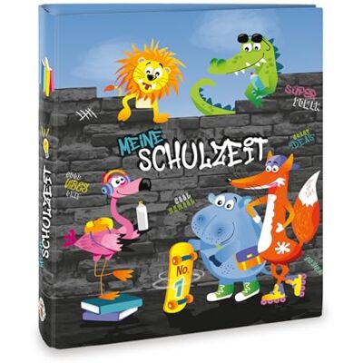 TRENDHAUS 965783 – Classroom Champions certifikatmapp "Min skoltid", DIN A4, dokumentmapp med 5 fliksidor, för inskolning och skolstart TRENDHAUS 965783 – Classroom Champions certifikatmapp "Min skoltid", DIN A4, dokumentmapp med 5 fliksidor, för inskolning och skolstart