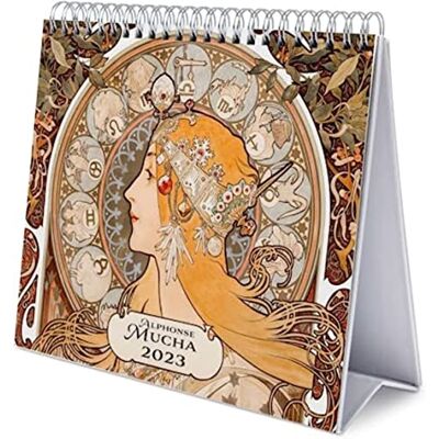 Grupo Erik Officiell Alphonse Mucha-kalender 2023 Skrivbordskalender 2023-7 x 8 tum/18 x 20 cm Konstskrivbordskalender 2023-12 månader 2023 planerare Konstkalender 2023 Grupo Erik Officiell Alphonse Mucha-kalender 2023 Skrivbordskalender 2023-7 x 8 tum/18 x 20 cm Konstskrivbordskalender 2023-12 månader 2023 planerare Konstkalender 2023