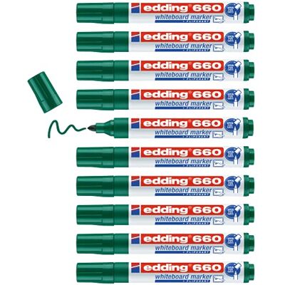edding ROTULADOR 660 VERDE PIZARRA BLANCA edding ROTULADOR 660 VERDE PIZARRA BLANCA