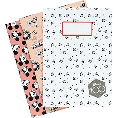Grupo Erik Disney Mickey 100th Anniversary Pack Of 3 A5 Notebooks A5 Notebook Notebooks A5 Notepads A5 A5 Notepad Cute Stationery Mickey Mouse Gifts Disney Gifts Grupo Erik Disney Mickey 100th Anniversary Pack Of 3 A5 Notebooks A5 Notebook Notebooks A5 Notepads A5 A5 Notepad Cute Stationery Mickey Mouse Gifts Disney Gifts