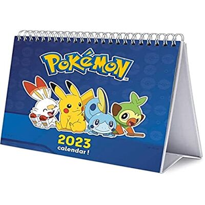 Grupo Erik Pokémon-kalender 2023 skrivbordskalender 18 x 20 cm/2023-7 x 8 tum Pokemon skrivbordskalender 2023-12 månader 2023 planerare Pokemon Gifts Grupo Erik Pokémon-kalender 2023 skrivbordskalender 18 x 20 cm/2023-7 x 8 tum Pokemon skrivbordskalender 2023-12 månader 2023 planerare Pokemon Gifts