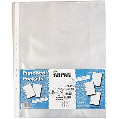 ARPAN ST-9611 Dokumentfickor, Genomsynlig, 42 x 1 x 30 cm x 52 stycken ARPAN ST-9611 Dokumentfickor, Genomsynlig, 42 x 1 x 30 cm x 52 stycken