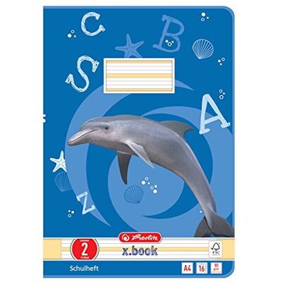 herlitz 3321700 Anteckningsbok, A4, blå herlitz 3321700 Anteckningsbok, A4, blå