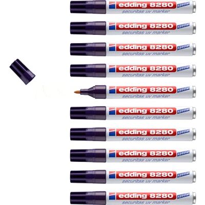 edding E-8280 SECURITAS UV-markör klar P10 edding E-8280 SECURITAS UV-markör klar P10