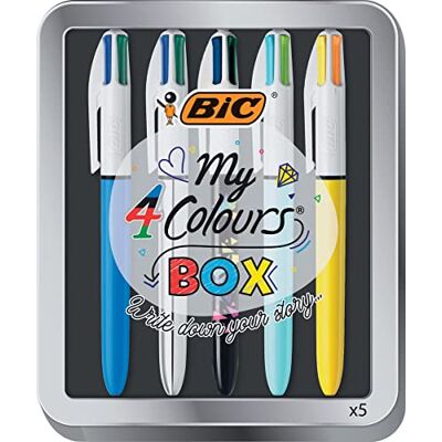 BIC Case 4 Kulspetspennor 4 Färger Collection Box -5% I Böcker BIC Case 4 Kulspetspennor 4 Färger Collection Box -5% I Böcker