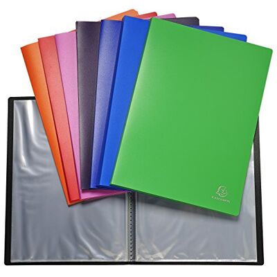 Exacompta Porte vues polypropylene opaque pochette cristal 100 vues a4 Exacompta Porte vues polypropylene opaque pochette cristal 100 vues a4