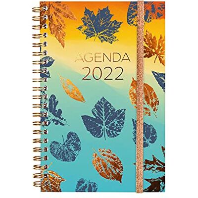 Finocam Agenda 2022 Vecka Liggande vy, januari 2022 till december 2022 (12 månader) E5-117x181 mm Spiral You Leaf Spanska Finocam Agenda 2022 Vecka Liggande vy, januari 2022 till december 2022 (12 månader) E5-117x181 mm Spiral You Leaf Spanska