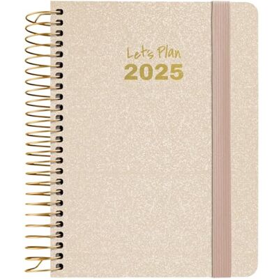 Grafoplás Grafoplas Agenda 2025 Årlig dag sida a6 Sandfärgad metallmodell Spanska Hårt fodrat tyg Elastisk stängning Inklusive klistermärken ikoner och meddelanden Januari till december FSC Grafoplás Grafoplas Agenda 2025 Årlig dag sida a6 Sandfärgad metallmodell Spanska Hårt fodrat tyg Elastisk stängning Inklusive klistermärken ikoner och meddelanden Januari till december FSC