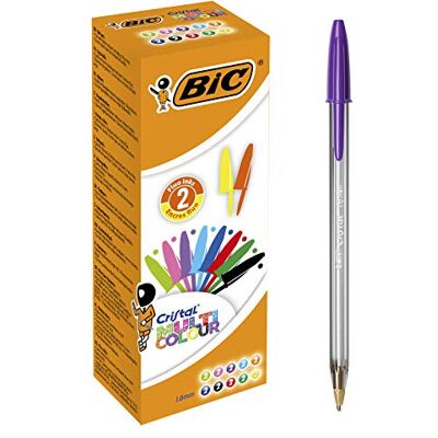 BIC 926381 Cristal Multicolor kulspetspenna (1,6 mm, färgsorterad) 20 stycken BIC 926381 Cristal Multicolor kulspetspenna (1,6 mm, färgsorterad) 20 stycken