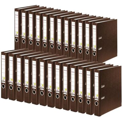 FALKEN Original 25-pack PP-färg plastmapp. Tillverkat i Tyskland. 5 cm smal DIN A4 brun ringpärm vegansk filmapp brevmapp kontorsmapp plastmapp spårmapp FALKEN Original 25-pack PP-färg plastmapp. Tillverkat i Tyskland. 5 cm smal DIN A4 brun ringpärm vegansk filmapp brevmapp kontorsmapp plastmapp spårmapp