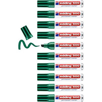 edding Permanentmarkker 500, påfyllbar, 2–7 mm, grön edding Permanentmarkker 500, påfyllbar, 2–7 mm, grön