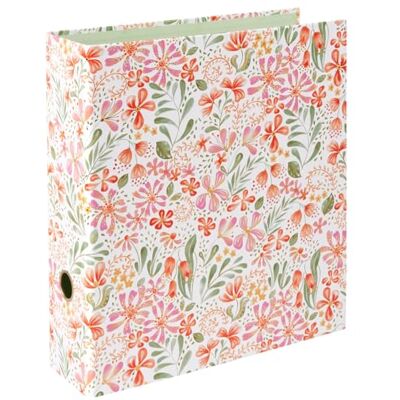 goldbuch 33 631 Mapp Pianta rossa, omslag av konsttryck med blommönster och guldprägling, häftapparat med spakmekanism av metall, mapp, häftmapp, ca 28,5 x 32 x 8 cm, stående mapp, vit goldbuch 33 631 Mapp Pianta rossa, omslag av konsttryck med blommönster och guldprägling, häftapparat med spakmekanism av metall, mapp, häftmapp, ca 28,5 x 32 x 8 cm, stående mapp, vit
