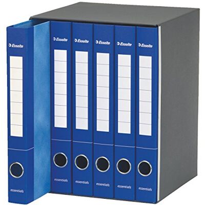 Esselte S65 ESSENTIALS E6 pärm med 2 ringar rygg 4 cm Blå 391965050 Esselte S65 ESSENTIALS E6 pärm med 2 ringar rygg 4 cm Blå 391965050